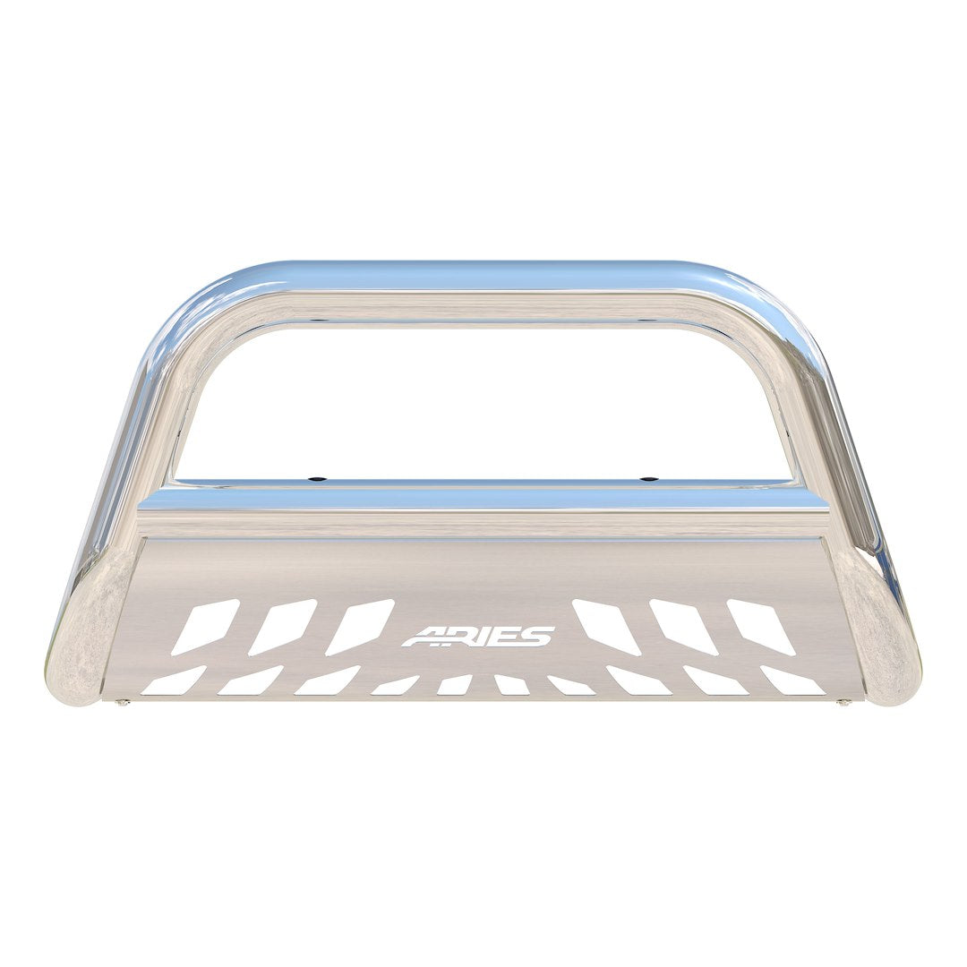 Product of Aries 35-2002 Bull Bar Polished 3 Inch Yes with skid plate