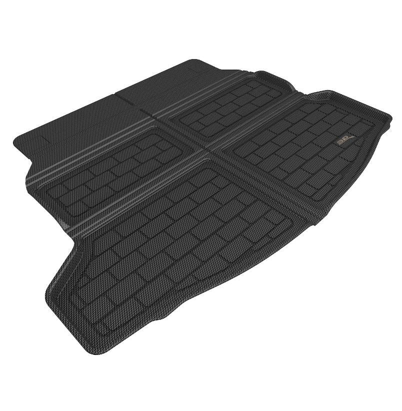 Product of 3D Mats M1HD1201309 Black Thermoplastic Rubber Of Carbon Fiber Texture To Back Of 2nd Seat Cargo Area Liner