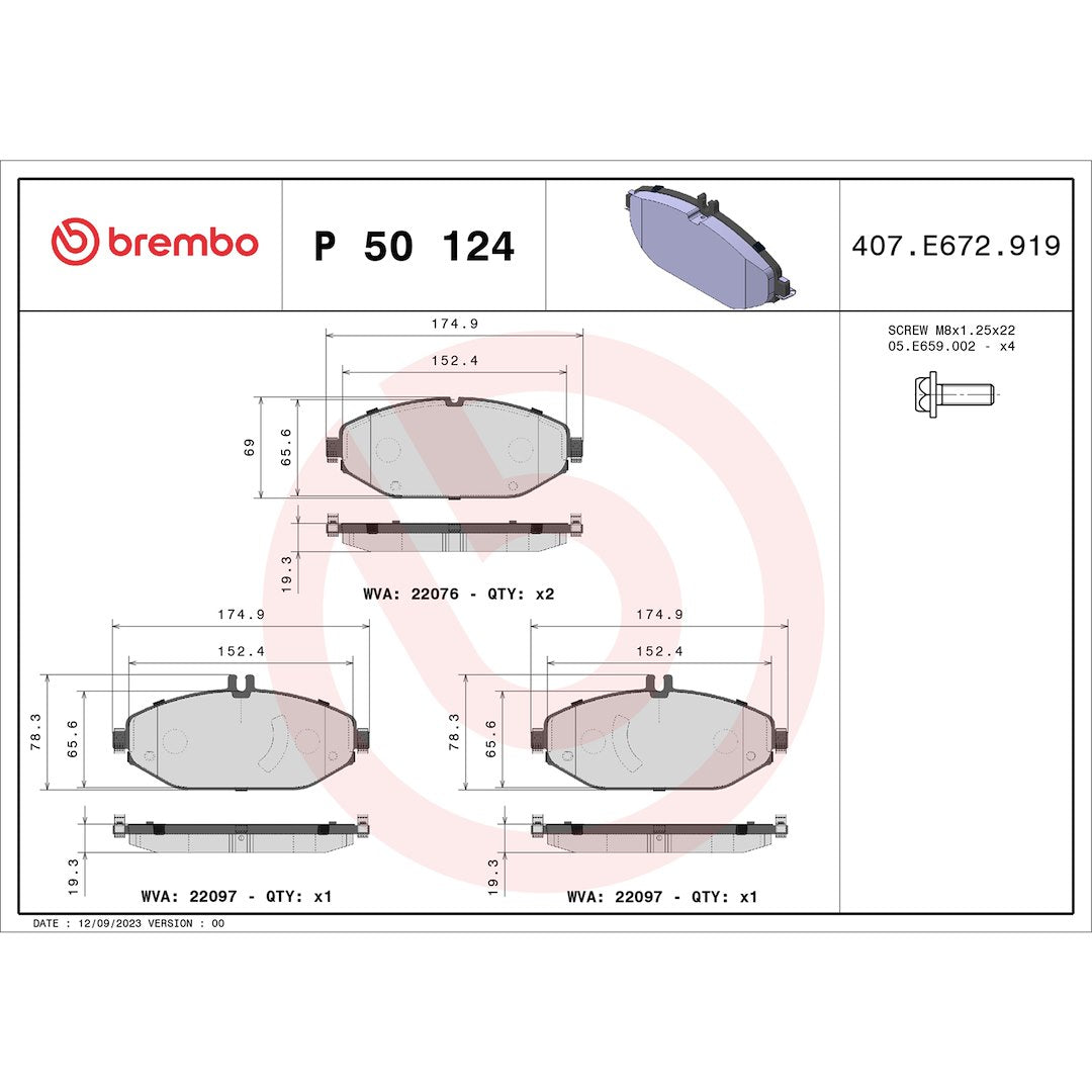 Brembo P50124 Brake Pad||p50124_Drw.Jpg||87||brmp50124||1753632