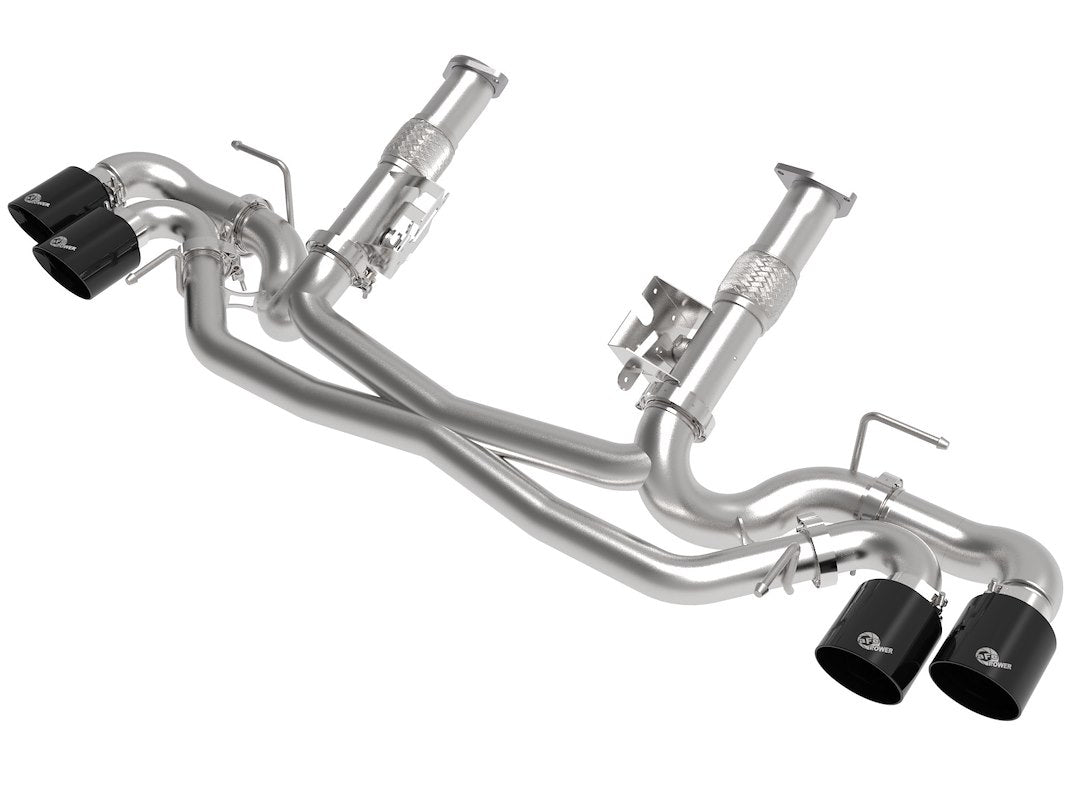 Product of Advanced FLOW Engineering 49-34127NM-B Mach Force XP Cat Back System Dual Exhaust System Kit