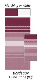 Product of Carefree RV JU208B00 Red/ Purple RV Patio Vinyl Awning Fabric