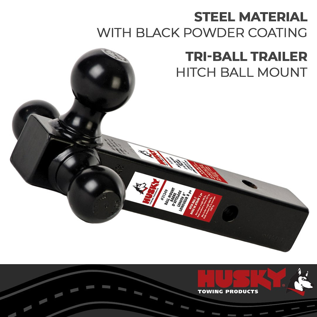 Product of Husky Towing 31349 2 Inch Receiver Trailer Hitch Ball Mount