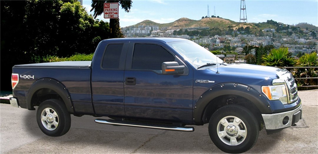 Product of Stampede 8422-2 Pocket Style/ Exposed Fasteners Black Fender Flare - Set Of 4