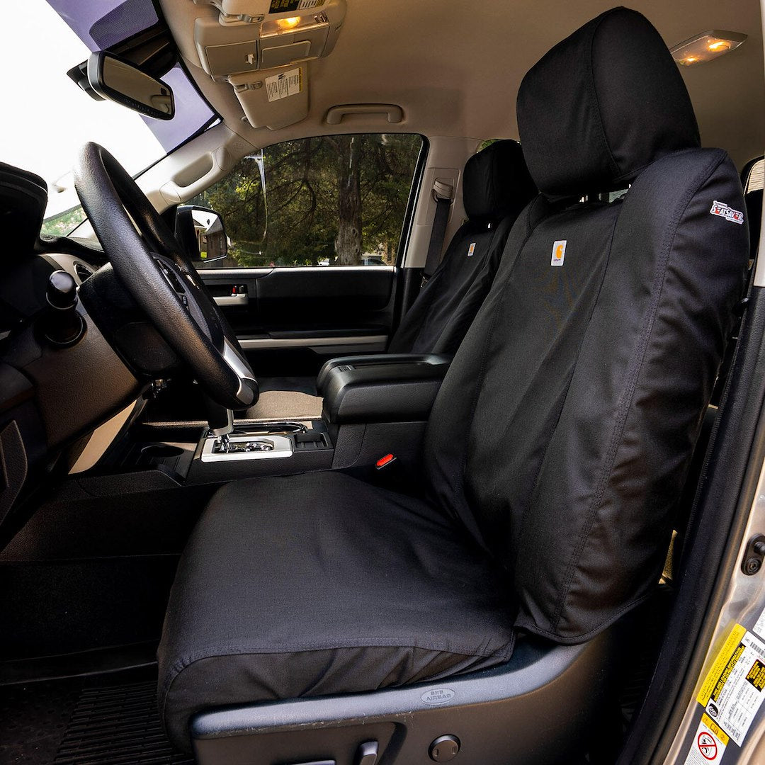 Product of Covercraft SSC3508COBK Carhartt® SeatSaver® Black 1000 Denier Cordura Nylon Seat Cover