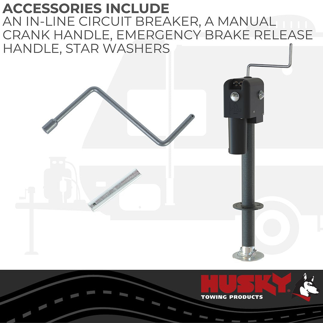 Husky Towing 81200 Trailer Tongue Jack||hus_81200_Electric Tongue Jack_B2c_5.Jpg||89||hus81200||2493537