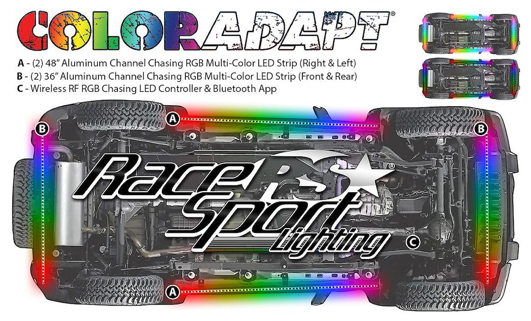 Product of Race Sport Lighting Rsukit-C Underbody Light Kit