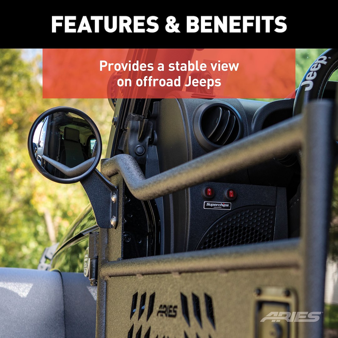 Product of Aries 3500300 Exterior Mirror