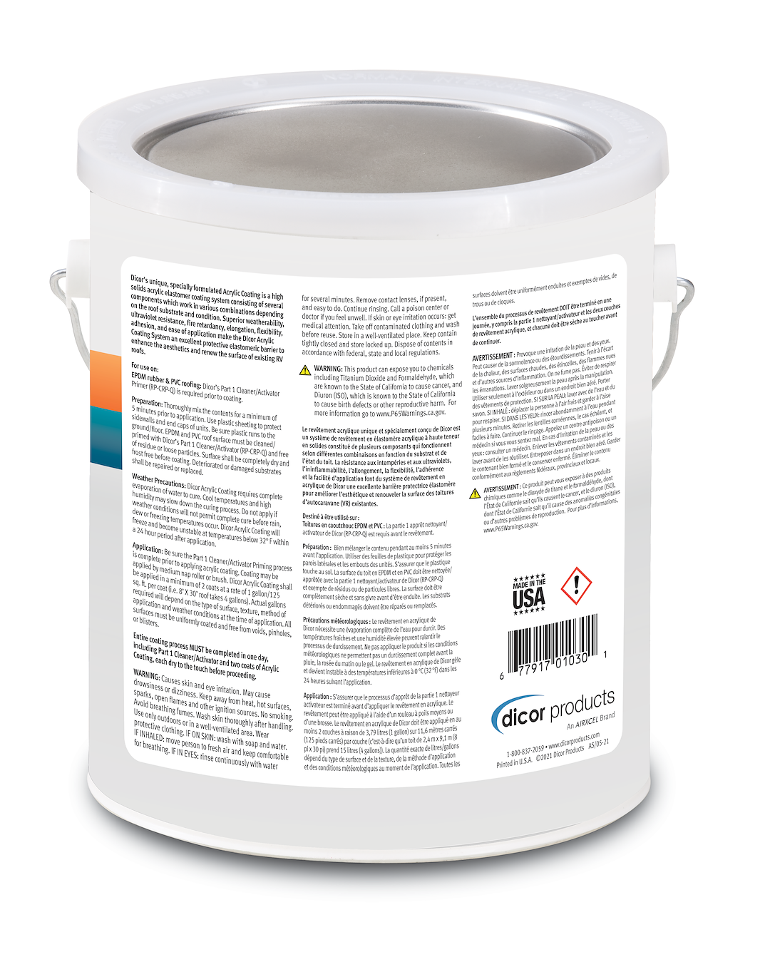 Dicor Corp. Rp-Crct-1 Roof Coating||rp-Crct-1_1.Png||86||d6jrpcrct1||1102848