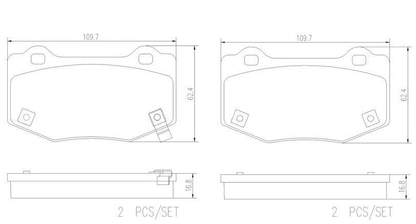 Brembo P24239 Brake Pad||p24239_R.Jpg||87||brmp24239||2091566