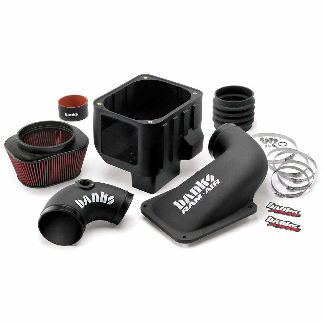 Product of Banks Power 42142 Matte Street Cold Air Intake w/ Red Filter