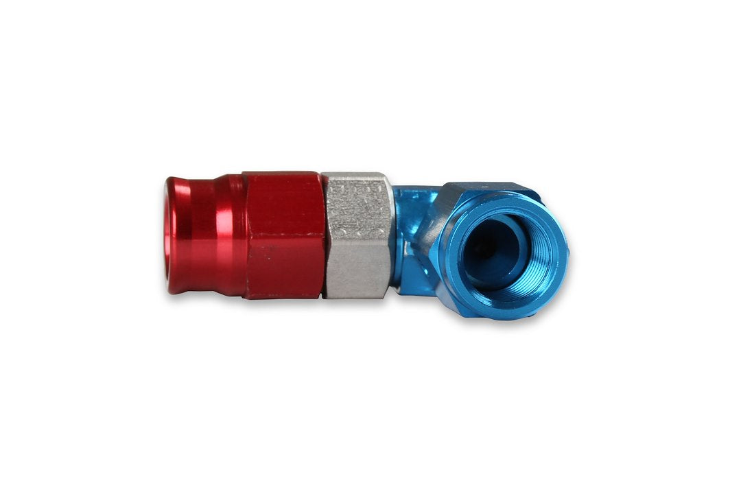 Product of Earl's Plumbing Speed-Seal ™ 609033ERL Female Swivel 3/16 Inch (-3 AN) Blue/ Red