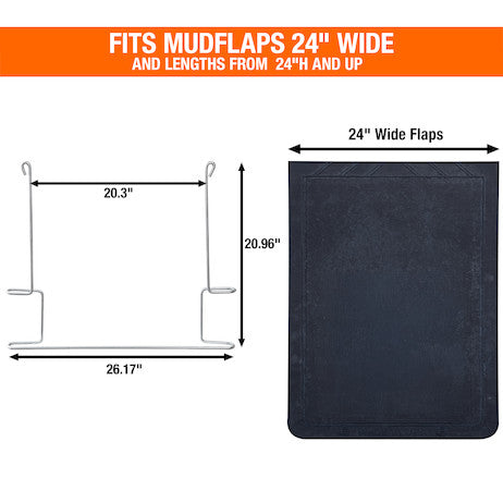 Buyers Products 405bz Mud Flap Anti-Sail Bracket||405bz_9.Jpg||94||b83405bz||1683100