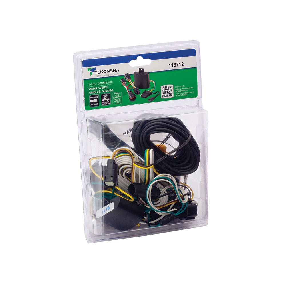 Product of Tekonsha 118712 Vehicle End 4 Flat Trailer Wiring Connector