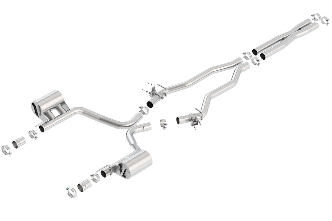 Product of Borla 140672 ATAK ® Series Cat Back System Dual Exhaust System Kit