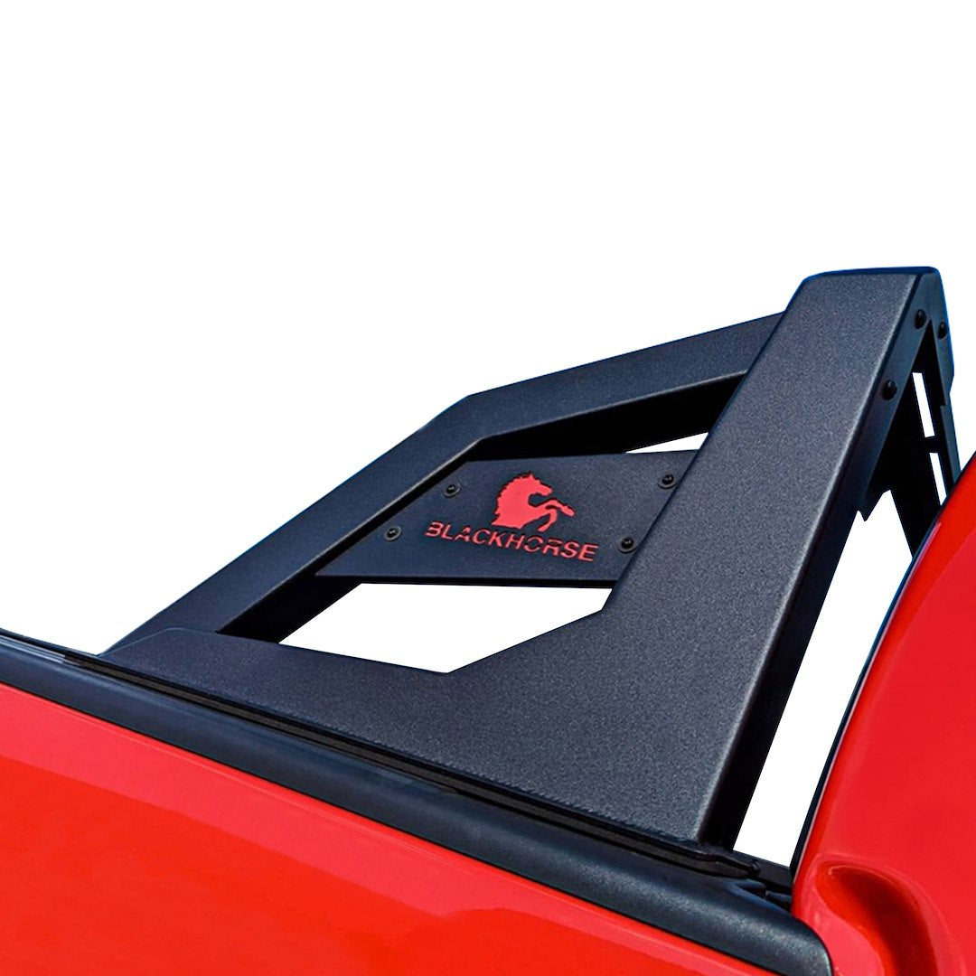 Product of Black Horse Offroad RB-AR1B Square Powder Coated Steel Truck Bed Bar