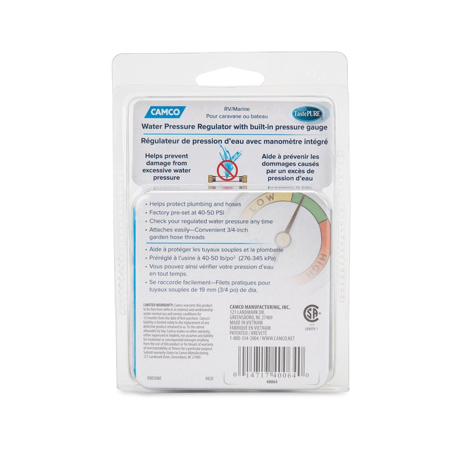 Product of Camco 40064 Fresh Water Pressure Regulator