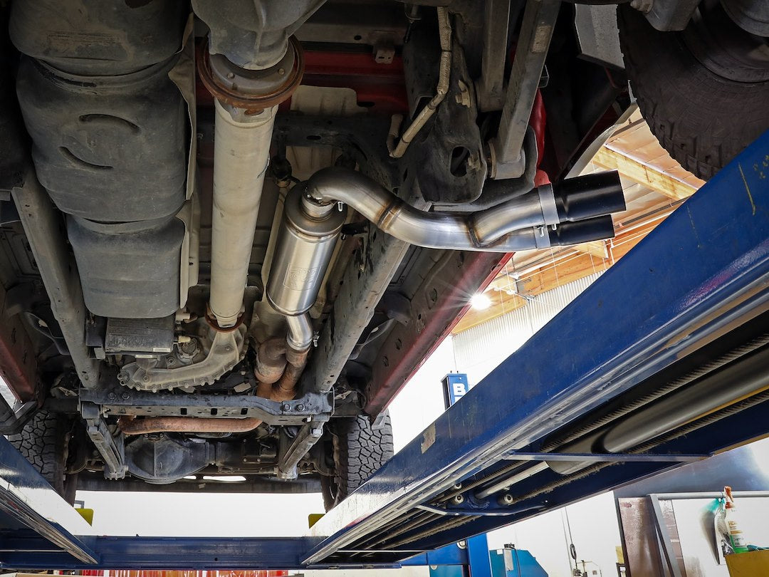 Product of Advanced FLOW Engineering 49-42082-B Rebel Cat-Back System Single Exhaust System Kit