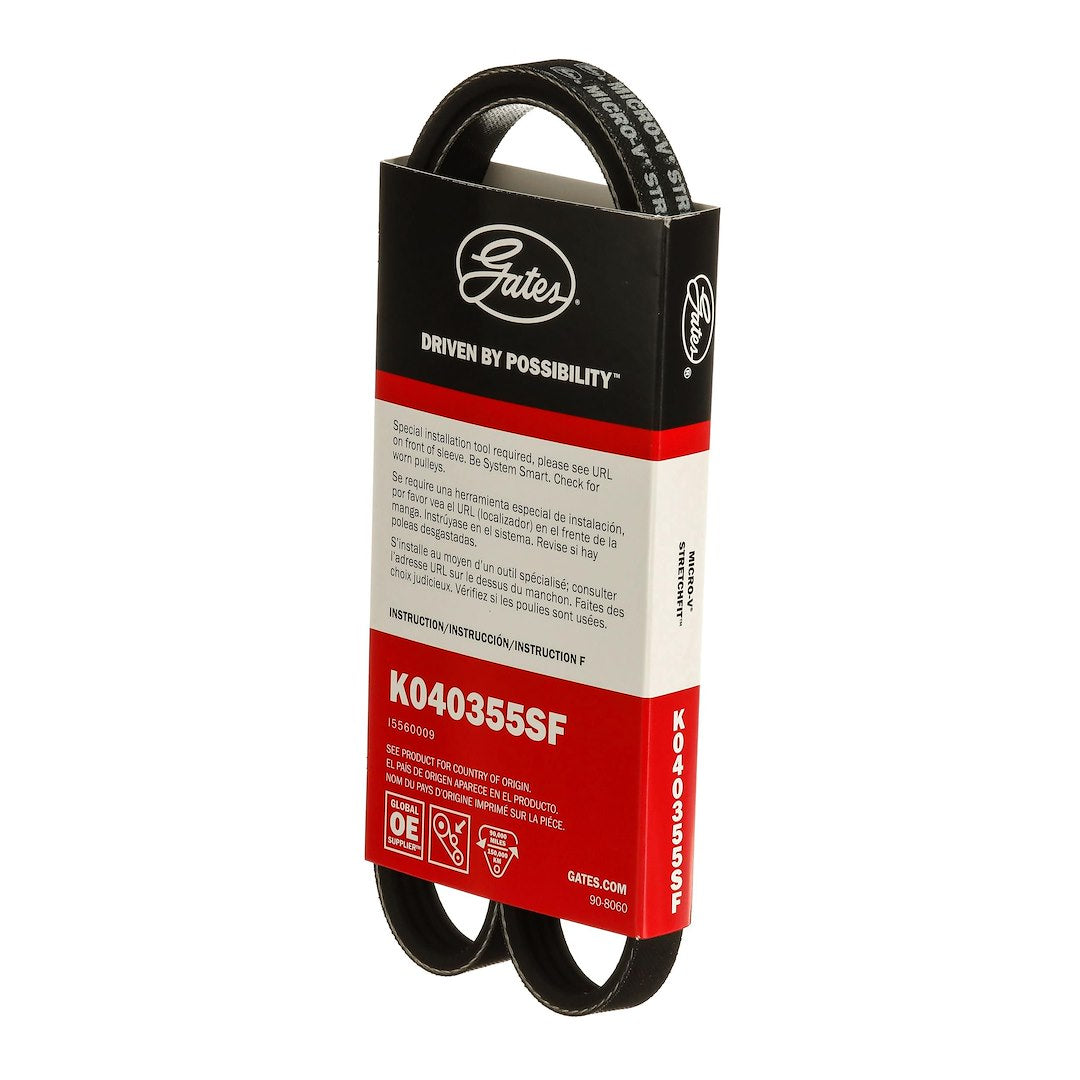 Product of Gates K040355sf Serpentine Belt