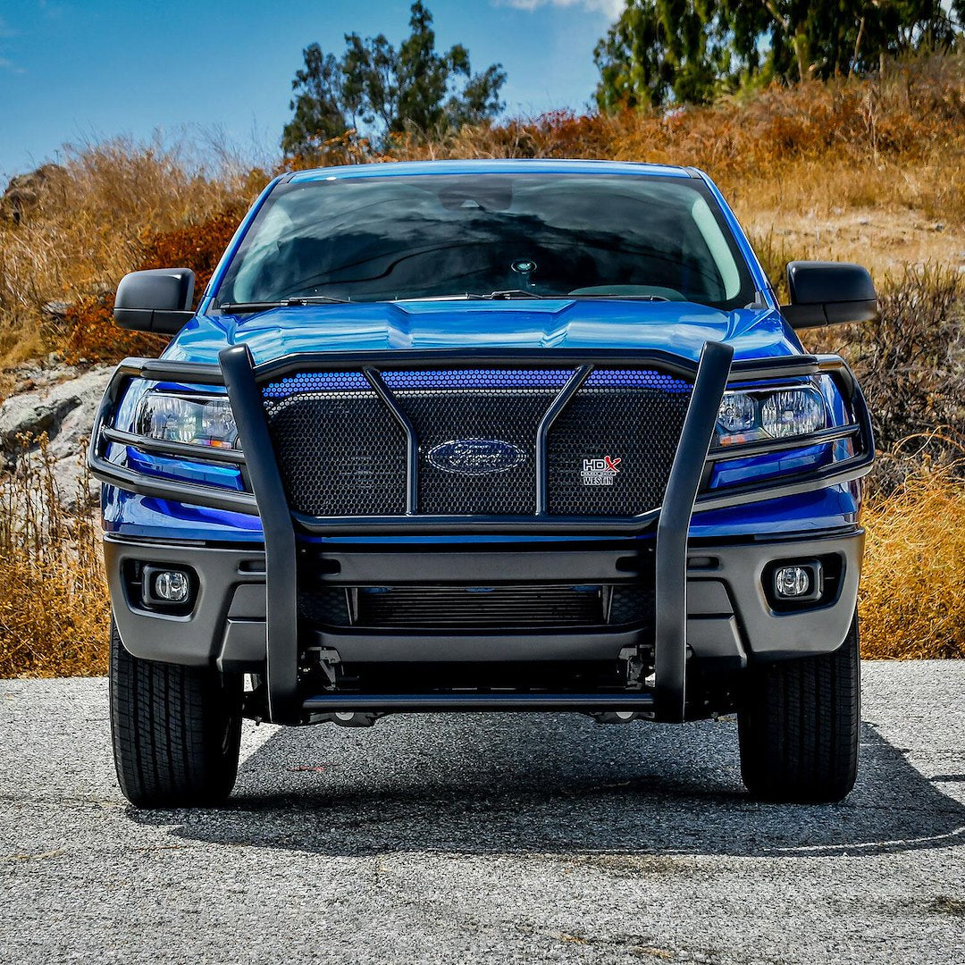 Product of Westin Automotive 57-3985 Grille Guard 1-Piece Black Powder Coated