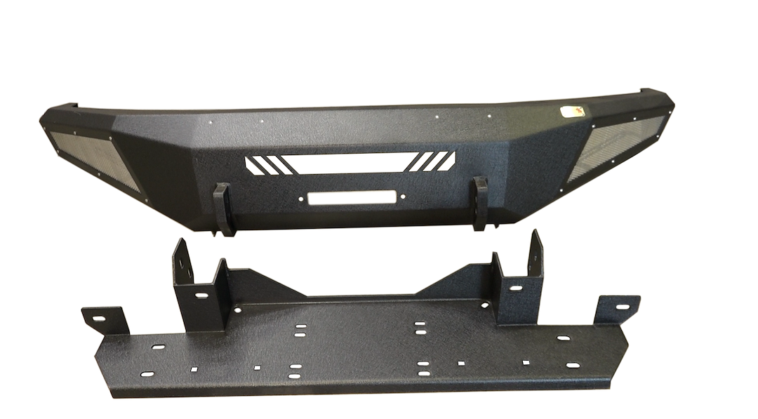 Product of Fishbone Offroad FB22347 Pelican Steel Textured Powder Coated Bumper