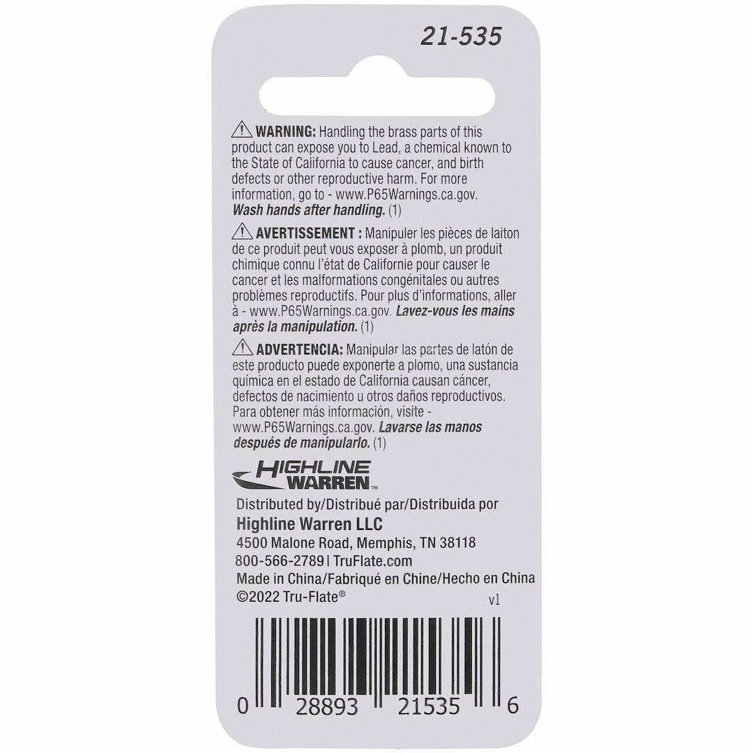 Tru Flate 21-535 Adapter Fitting||21-535_2.Jpg||87||t2f21535||2245797