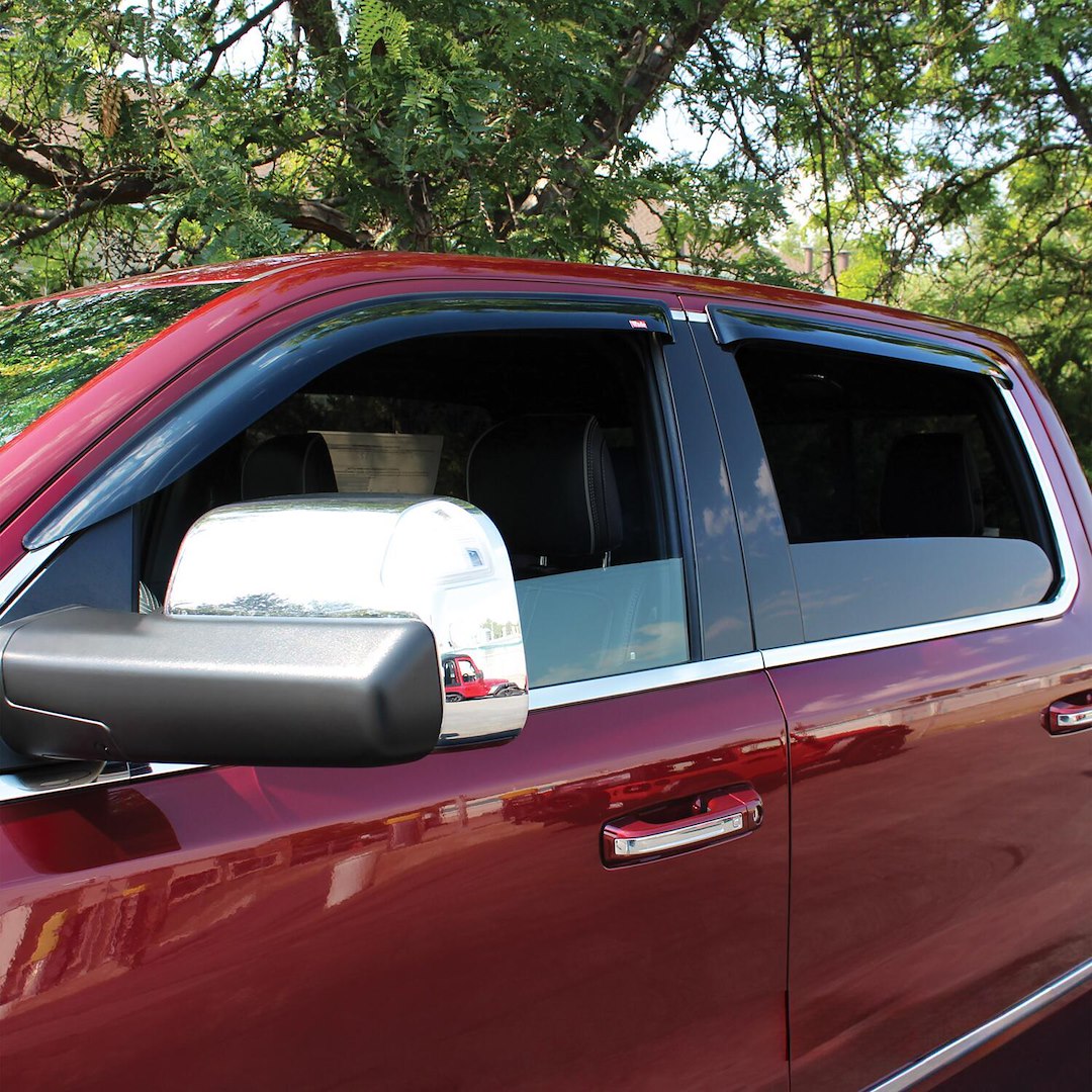 Product of Westin Automotive 72-35432 Wade Wind Deflectors Outside Channel Rainguard