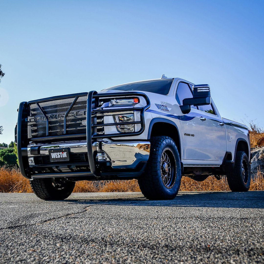 Product of Westin Automotive 57-3995 Grille Guard 1-Piece Black Powder Coated