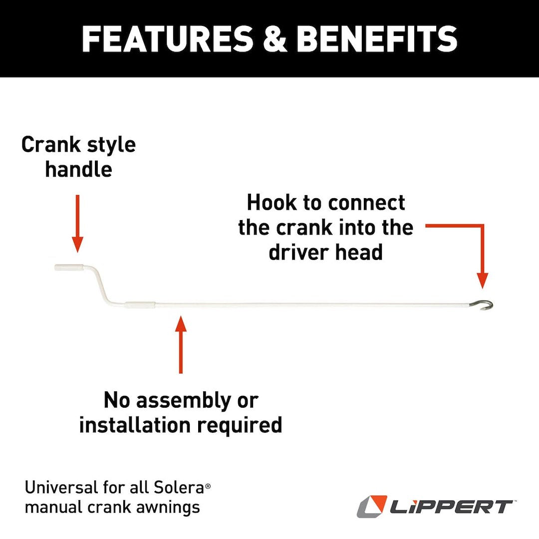 Product of Lippert Components 300030 Awning Crank Handle