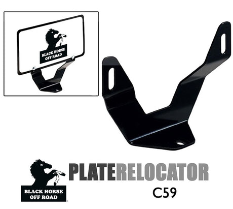 Product of Black Horse Offroad C59 License Plate Relocation Kit