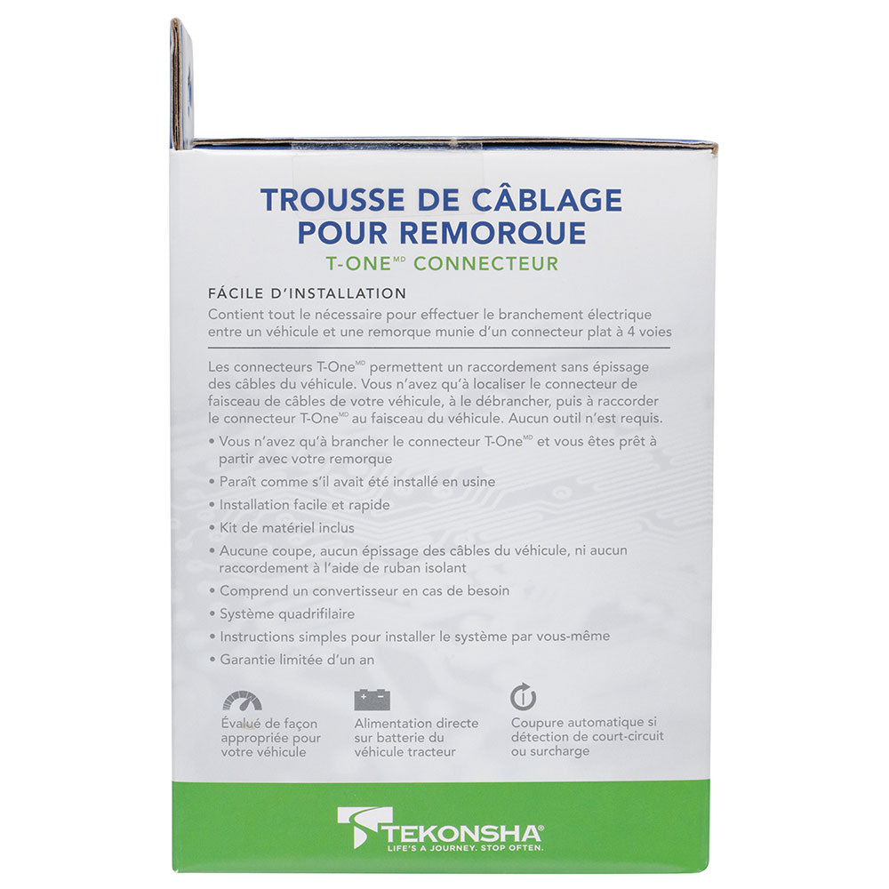 Product of Tekonsha 118774 Vehicle End 4 Flat Trailer Wiring Connector