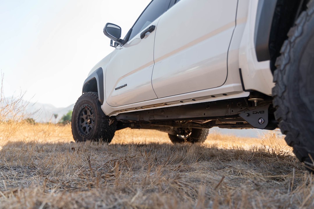 Dv8 Offroad Sptt1-07 Skid Plate||2024-Toyota-Tacoma-Trailing-Arm-Skid-Plates-Installed-3.Jpg||90||dv8sptt107||1966880