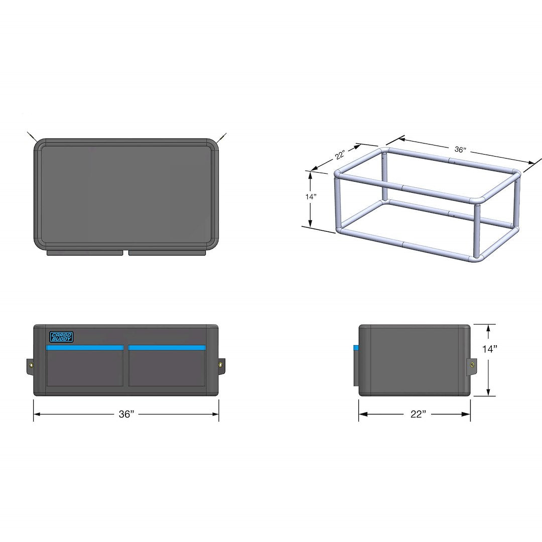 Product of Tonneau Buddy Cbhd Cargo Organizer