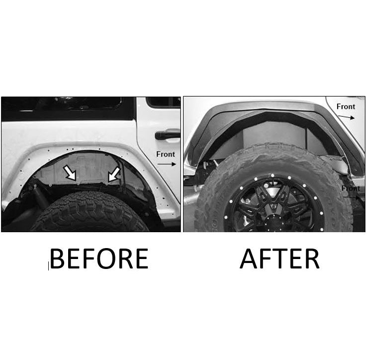 Product of Black Horse Offroad Infg20 Inner Fender