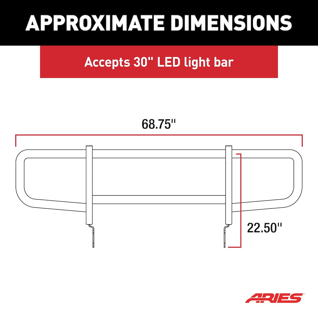 Product of Aries 7100 Grille Guard