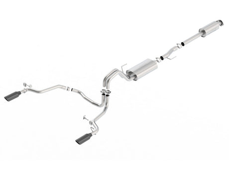 Product of Borla 140615BC S-Type Cat Back System Single Exhaust System Kit