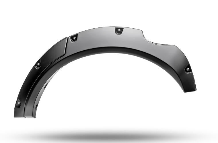 Product of Bushwacker 20960-02 Pocket Style/ Exposed Fasteners Black Fender Flare - Set Of 4