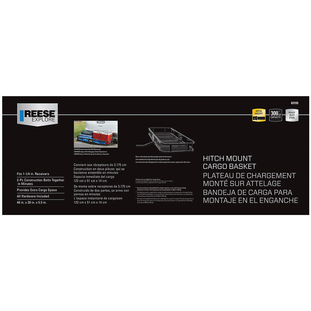 Product of Reese 63155 Trailer Hitch Cargo Carrier