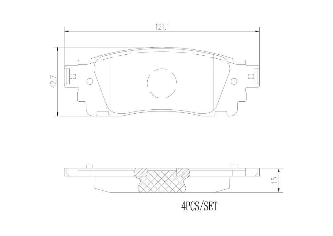 Product of Brembo P83166N Brake Pad - Set Of 4