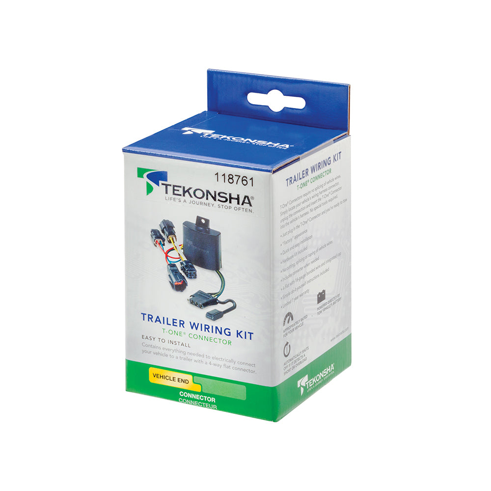 Product of Tekonsha 118761 Vehicle End 4 Flat Trailer Wiring Connector