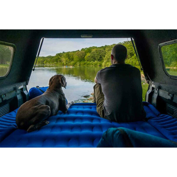 Airbedz By Pittman Outdoors Ppi-101 Truck Bed Air Mattress||pittman-Airbedz-Dog-And-Man.Jpg||88||abzppi101||1526988