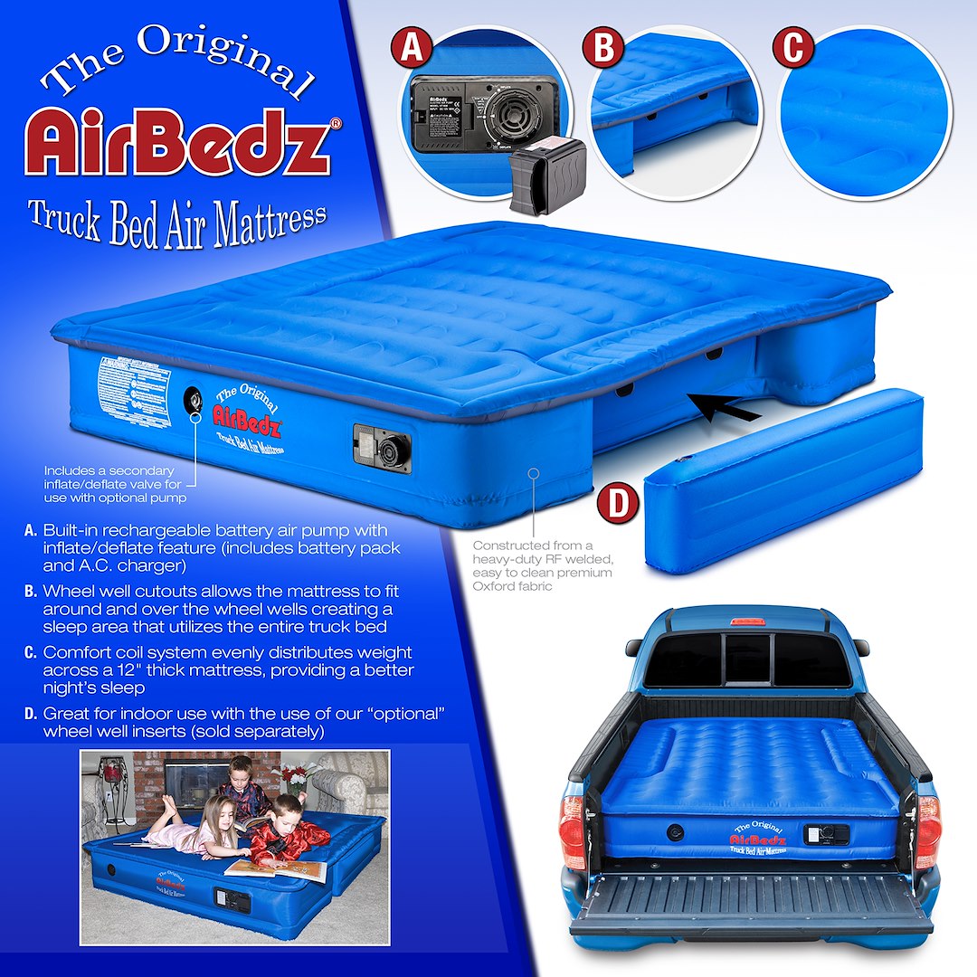 Airbedz By Pittman Outdoors Ppi-102 Truck Bed Air Mattress||airbedz-100-Series-Specs-And-Callouts.Jpg||89||abzppi102||1526980