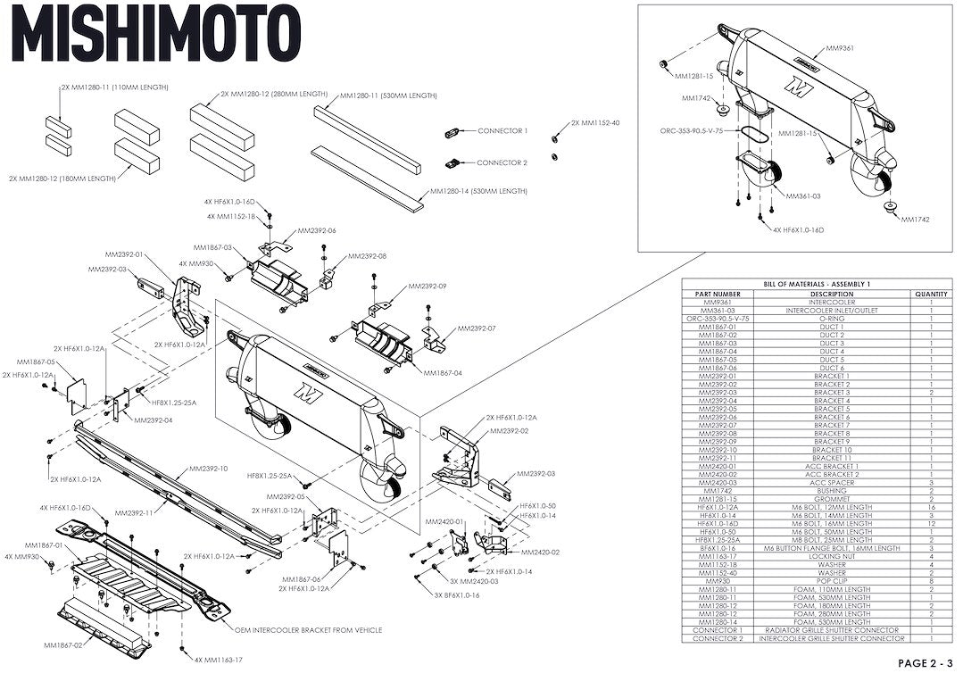 Mishimoto Mmint-Br23-21hkslp Intercooler||mmint-Br23-21hkslp_11.Jpg||95||m1nr2321hkslp||1738439