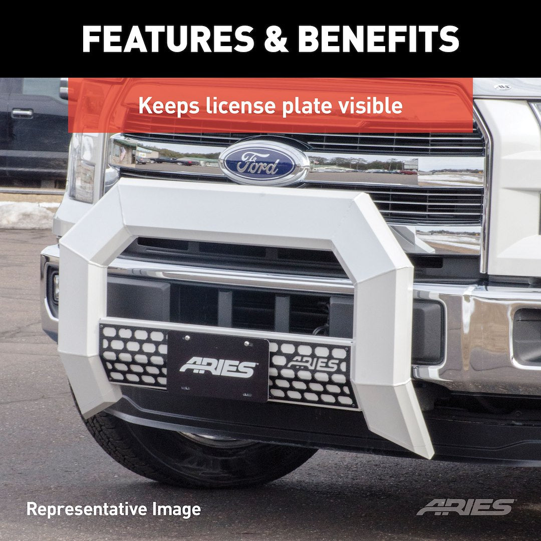Product of Aries 2169000 License Plate Bracket
