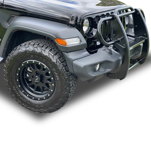Product of Black Horse Offroad 17JPJLMA Grille Guard Modular Black Powder Coated