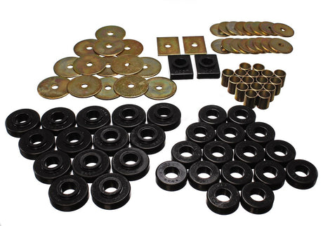 Product of Energy Suspension 3.4120G Black Polyurethane Body Mount Bushings