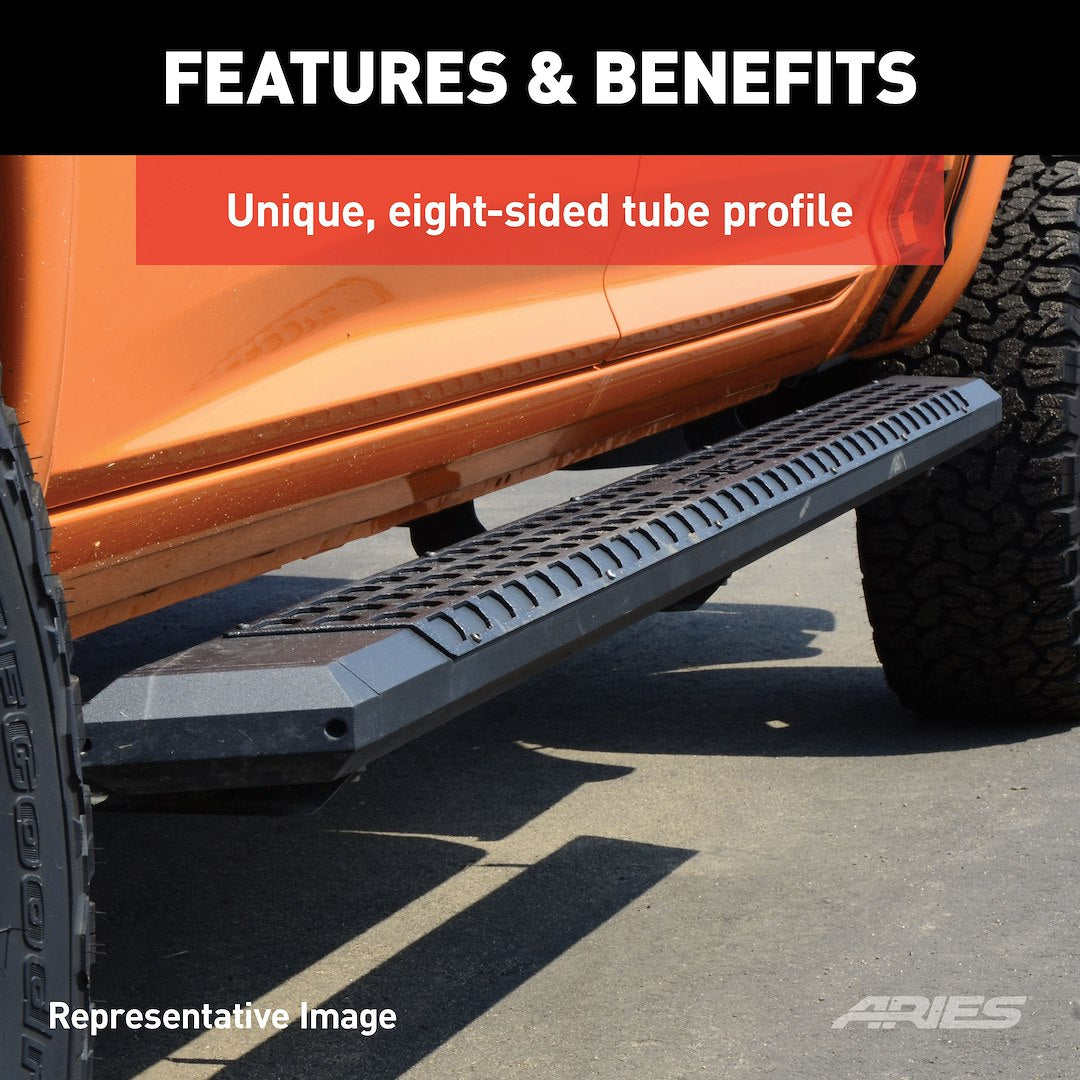 Product of Aries 2055985 Black Carbide Textured Powder Coated Running Board