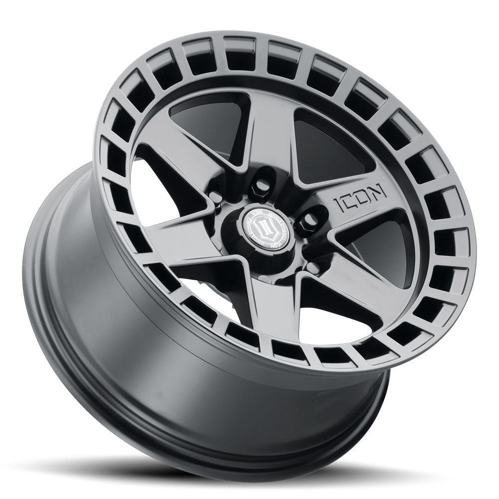 Product of Icon Vehicle Dynamics 17x8.5 Black Wheel - 6x5.31 Bolt Pattern