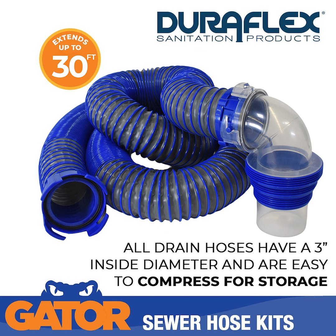 Product of Duraflex 22008 30 Feet Gray Sewer Hose Yes