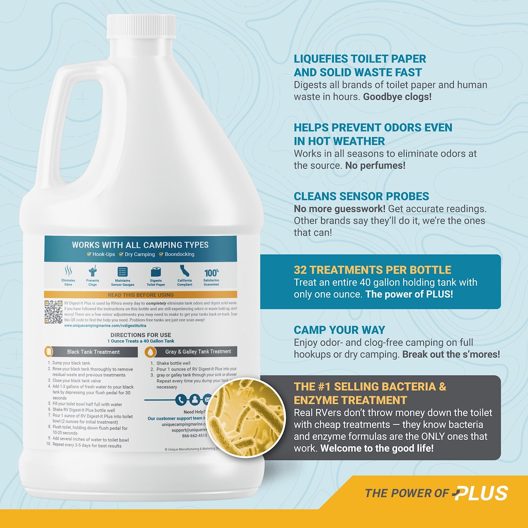 Unique Manufacturing 418 Waste Holding Tank Treatment||418_3.Jpg||88||unq418||1702210