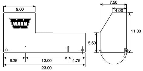 Warn 13916 Winch Cover||13916_2.Jpg||87||w3613916||1196051
